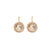 Extra Luxurious Halo Earrings in "Amaretto" *Custom*