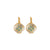 Medium Hexagon Cluster Earrings in "Lavender Mist" *Custom*
