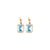 Large Emerald Earrings in "Aurora Borealis" *Custom*
