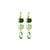 Petite Emerald Earrings with Briolette in "The Green Room" *Custom*