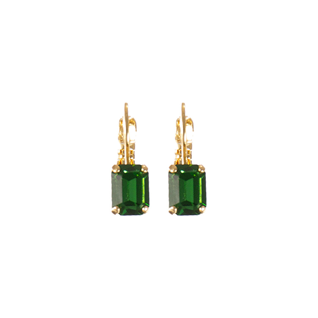 Petite Emerald Earrings in "Green Tourmaline" *Custom*