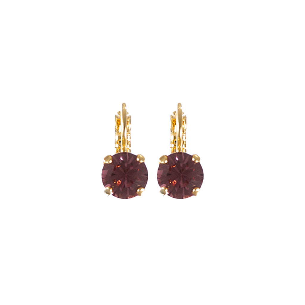 Medium Everyday Leverback Earrings in "Lavender Mist" *Custom*