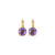 Medium Everyday Leverback Earrings in "Lavender Mist" *Custom*