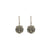 Medium Everyday Leverback Earrings in "Black Diamond" - Rhodium