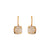 Medium Everyday Leverback Earrings in "Golden Shadow" - Yellow Gold