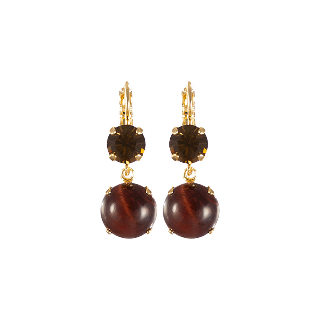 Medium & Large Drop Earrings in "Cello Solo" *Custom*