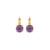 Medium Everyday Leverback Earrings in "Lavender Mist" *Custom*