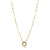 Spring Ring Charm Box Chain - Yellow Gold