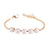 Medium Five Stone Chain Bracelet in "Pearl" *Custom*
