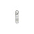 Long Oval Charm -Choose Your Color- Rhodium and Rose Gold