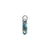 Long Oval Charm -Choose Your Color- Rhodium and Rose Gold