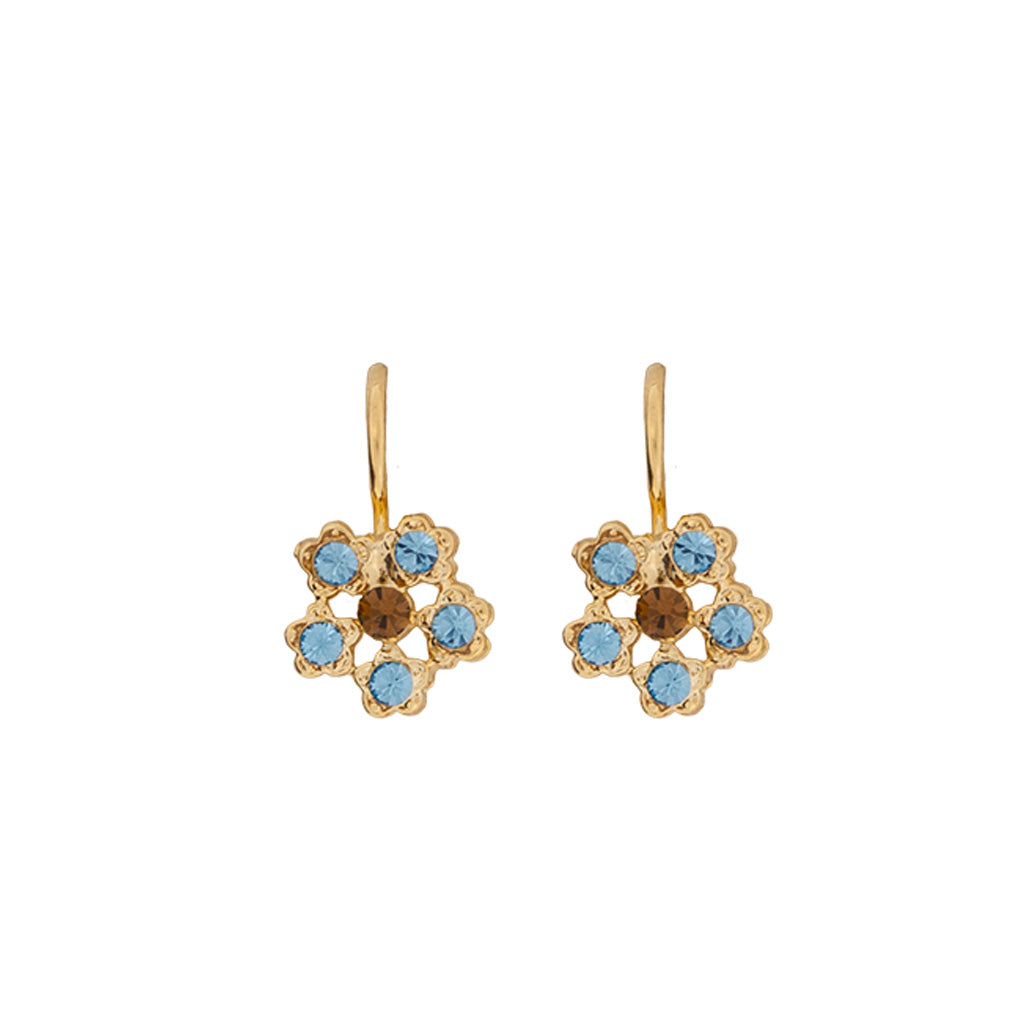 Dainty Flower Earrings in "First Toast" *Custom*