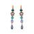 Petite Dangle Cosmos Leverback Earring in "Fairytale" - Yellow Gold