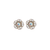 Petite Cosmos Leverback Earrings in "On A Clear Day" *Custom*