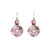 Extra Luxurious Double Stone Earrings in "Flamingo" *Custom*