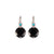 Extra Luxurious Double Stone Earrings in "Obsidian Shores" *Custom*