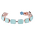 Large Everyday Emerald Bracelet in "Seafoam" - Rose Gold