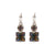 Medium Stacked Square Earrings in "Twilight Serenade" *Custom*