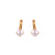Medium Classic Single Leverback Earrings in "Pearl" *Custom*