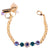 Medium Blossom Chain Bracelet in "Violet" *Custom*