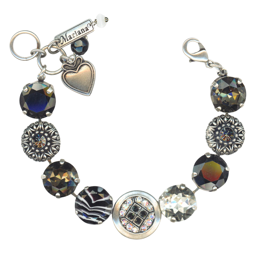 Extra Luxurious Filigree Bracelet in "Obsidian Shores" *Custom*