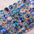 Medium Trio Cluster Earrings in "Indigo Hour" *Custom*