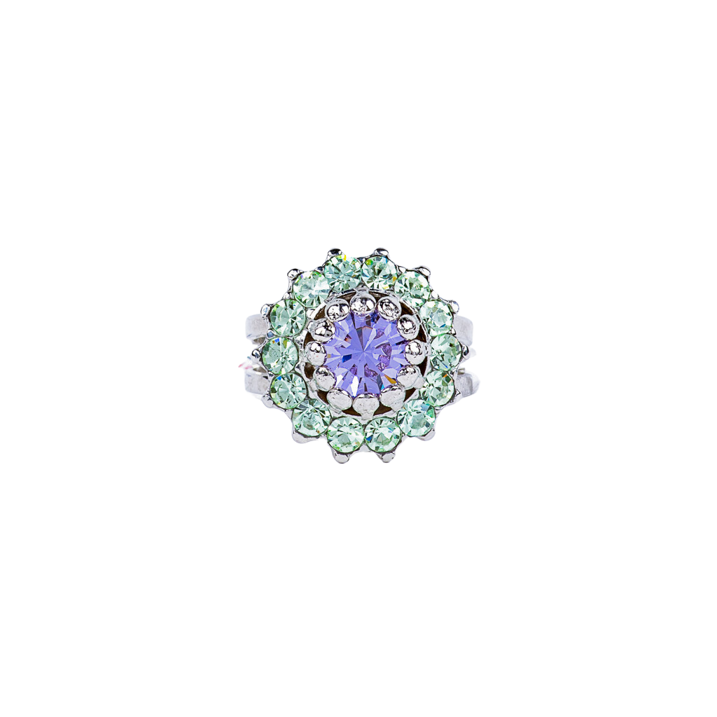 Medium Rosette Ring in "Matcha" *Custom*