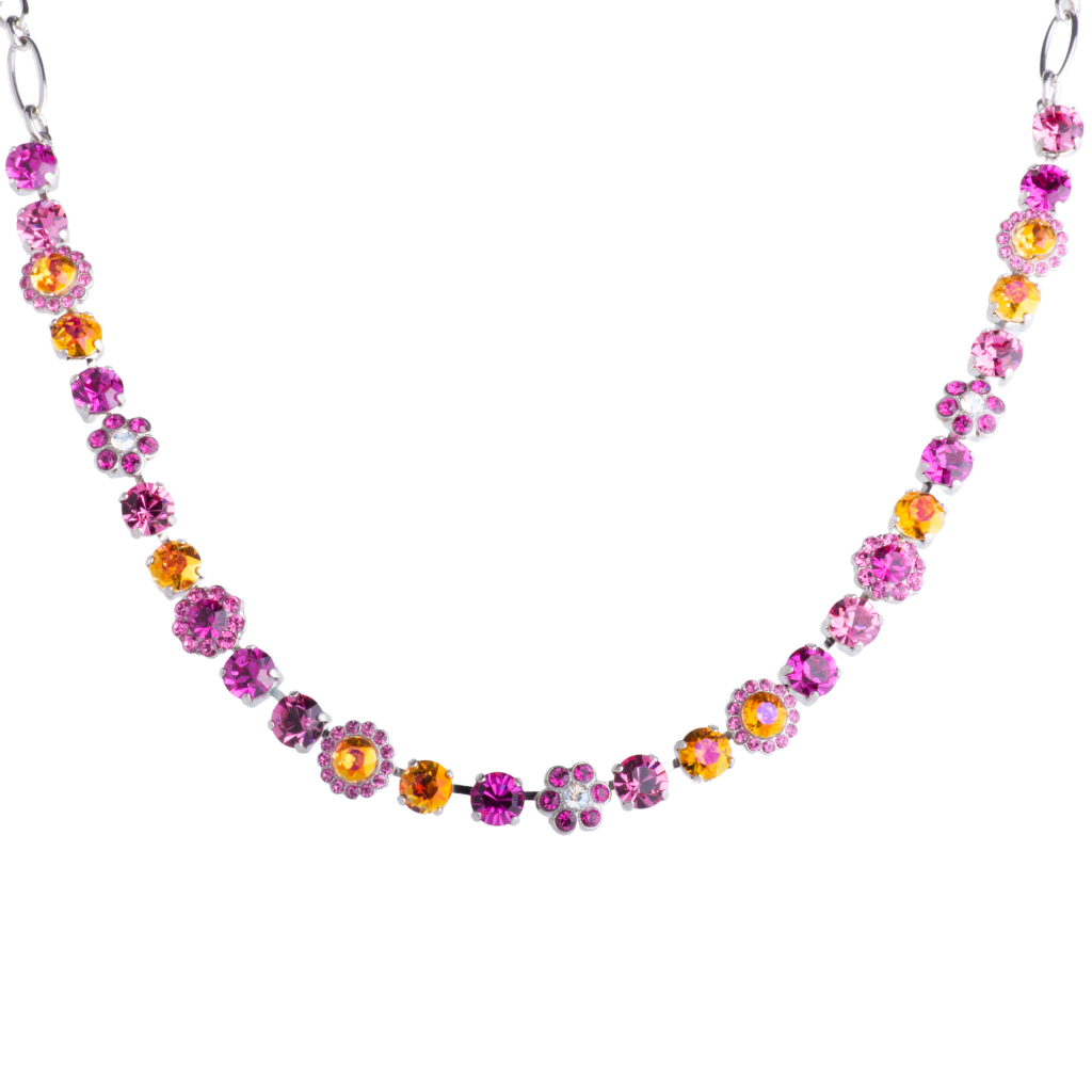 Medium Blossom Necklace in "Bougainvillea" *Custom*