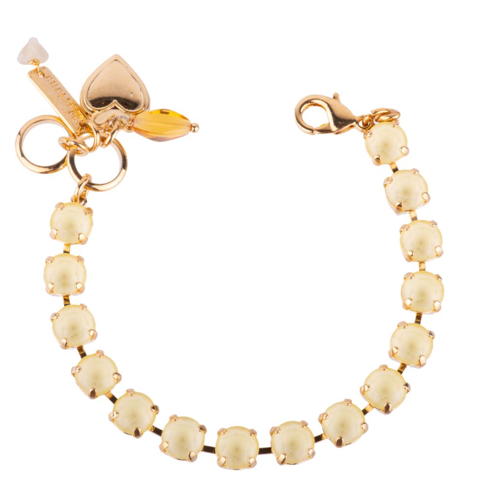Medium Everyday Bracelet in Sun-Kissed "Yellow Opal"- Yellow Gold