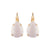 Pear Leverback Earrings in "Riverstone" - Yellow Gold