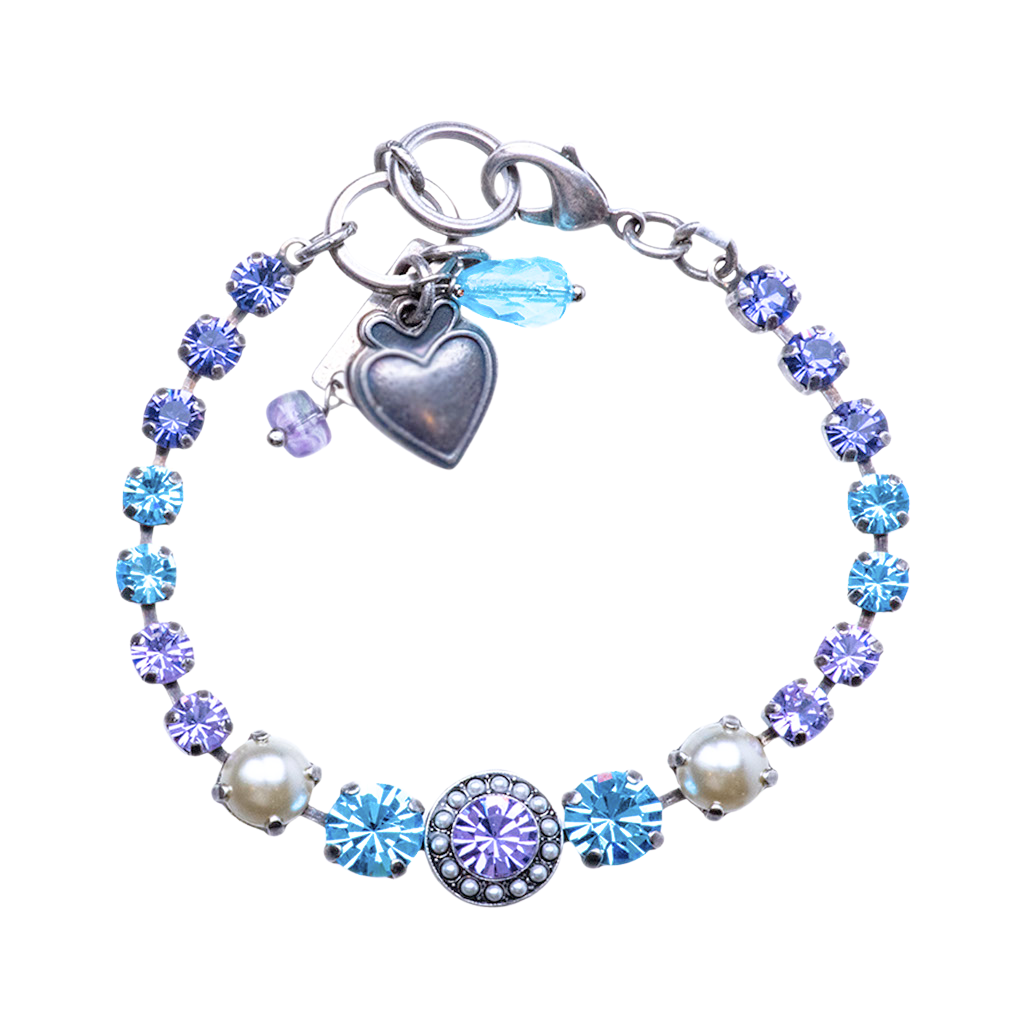 Fun Finds Graduated Tennis Bracelet "Blue Moon" *Custom*