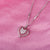Embellished Heart Pendant in "Antiqua" - Antique Silver
