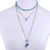 Medium Buttercup Necklace in "Aqua Vista" *Custom*