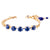 Medium Five Stone Bracelet in "Royal Blue" *Custom*
