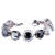 Extra Luxurious Cluster Bracelet in "Obsidian Shores" *Custom*