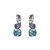Medium Double Stone Leverback Earrings- "Vineyard Veranda" *Custom*