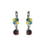 Medium Clover Drop Earrings- "Vineyard Veranda" *Custom*