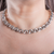 Extra Luxurious Chain Link Necklace - Rhodium
