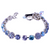 Medium Pavé Bracelet in "Lavender Fields"  *Custom*