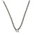 Petite Everyday Crystal Charm Chain - Choose Your Color - Rhodium