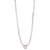 Petite Everyday Crystal Charm Chain - Choose Your Color - Rhodium