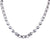Large Oval Chain Necklace in "On A Clear Day" - Antique Silver