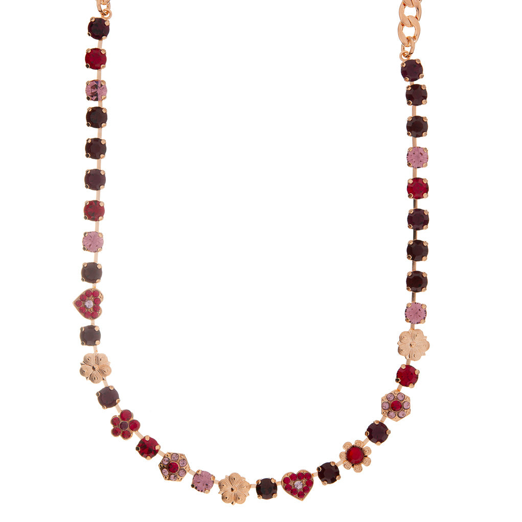 Small Blossom Necklace in "Cranberry Crush" *Custom*