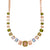 Large Emerald Necklace with Chain-Link in "Olive Garnish" *Custom*