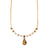 Pear and Round Necklace in "Amaretto" *Custom*