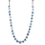 Medium Buttercup Necklace in "Bay Blue" - Rhodium