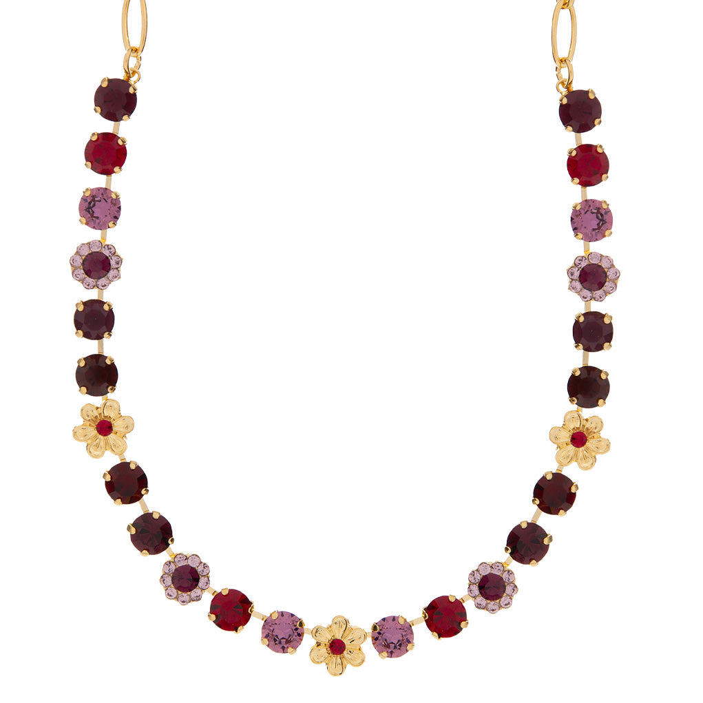 Medium Daisy Necklace in "Cranberry Crush" *Custom*
