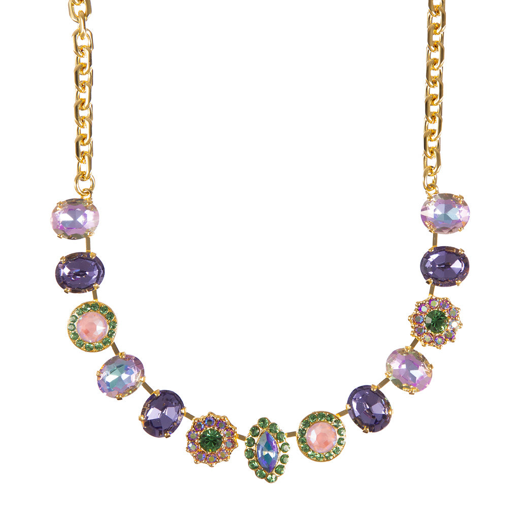 Large Oval Cluster Necklace in "Lavender Mist" *Custom*
