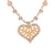 Ornate Heart Pendant with Elemental Chain in "On a Clear Day" - Yellow Gold