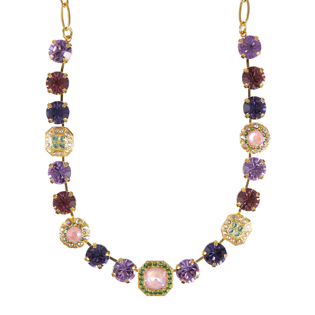 Large Square Cluster Necklace in "Lavender Mist" *Custom*